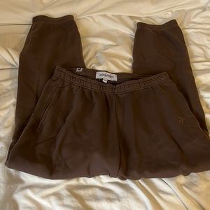 Joshua Perets brown joggers